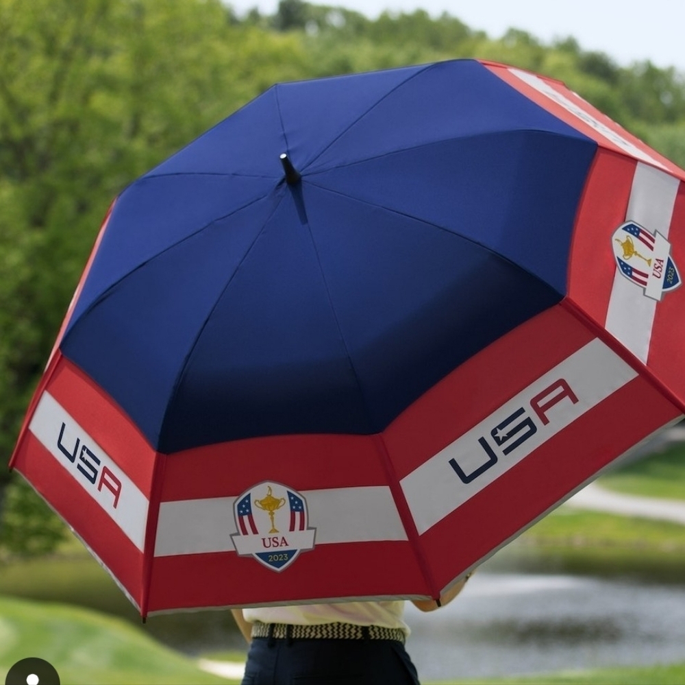 NEW Weatherman Umbrella 2023 USA Ryder Cup PGA Golf Collapsible Windproof